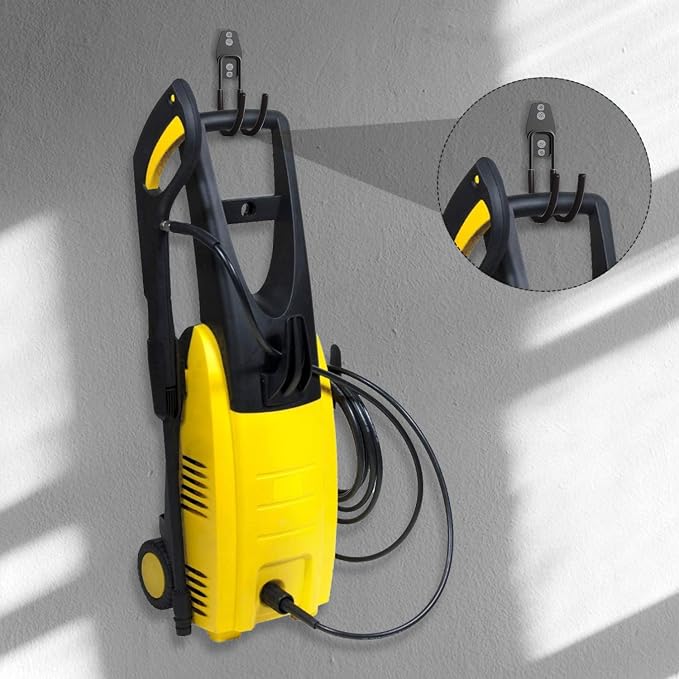 3-H Weed Eater Hanger 4 Pack, 1 Garden Hose Holder, 1 Extension Strap, Utility - Image 5