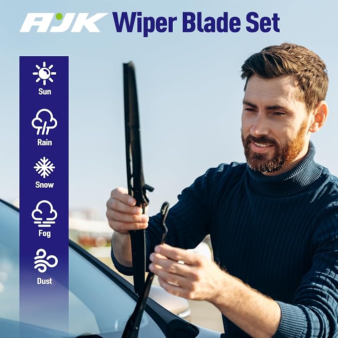 AJK Front Windshield Wiper for Chevrolet Bolt EV 2017 2018 2019 2020 2021 2022 - Image 7