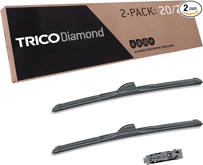 TRICO Diamond 20" + 20" Premium Automotive Replacement Windshield Wiper Blades by Trico