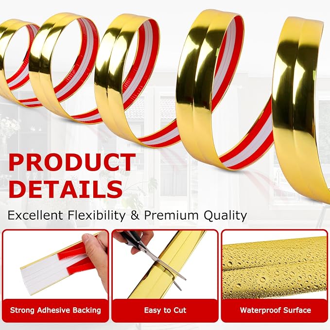 Flexible Peel and Stick Wall Trim - Image 2