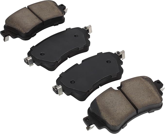 Premium Semi-Metallic Rear Brake Pads Compatible - Image 2