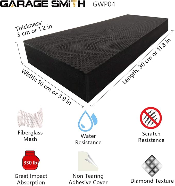 Garage Smith GWP04 Garage Wall Protector Car Door Protectors, Designed in - Image 3