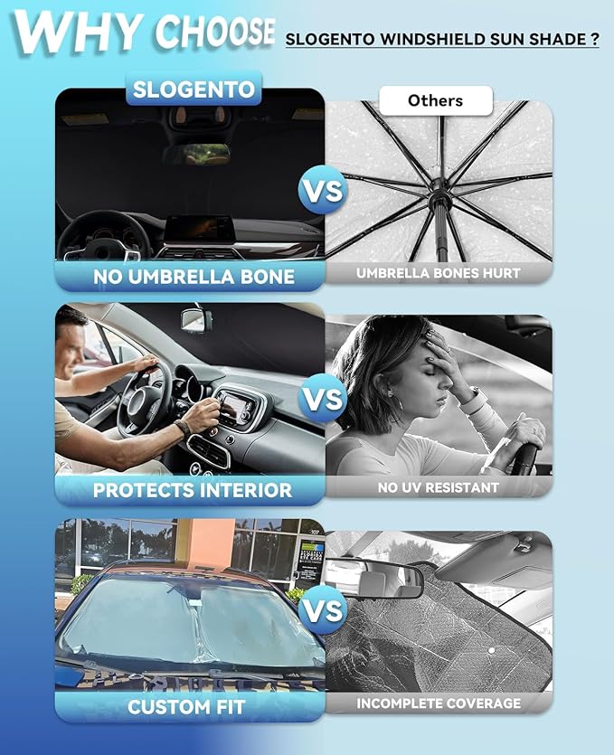 Sun Shade for Tucson Windshield Sunshades for 2022-2024 2025 2026 Tucson for - Image 6