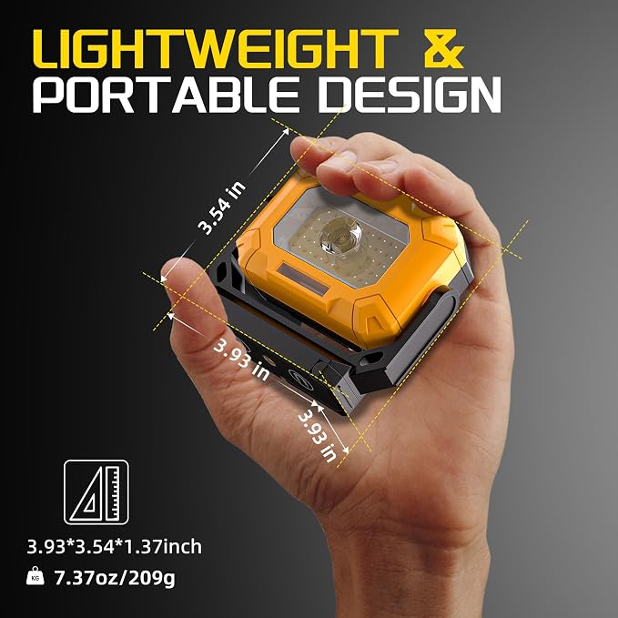 LED Work Light, 1500LM Magnetic Work Light - Image 6