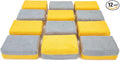 Autofiber Thick Ceramic Coating Applicator Sponge | 12 Pack | by Autofiber