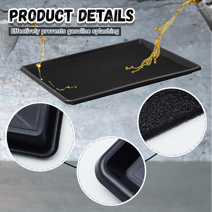 Uiifan 2 Sets 27'' x 20''x 1.4'' Oil Drain Drip Pan - Image 4