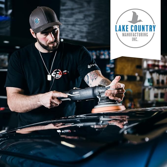 Lake Country 6.5" HDO Blue Foam Heavy Polishing Pad – Premium Heavy Duty - Image 6