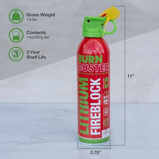 Lithium-Ion Fire Extinguishing Gel 3-Pack - Image 4
