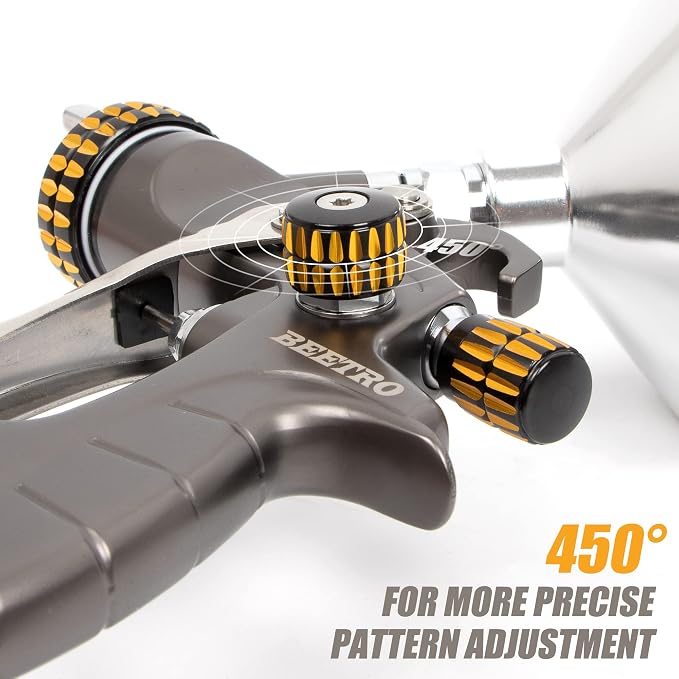BEETRO HVLP Touch Up Mini Air Spray Gun - Image 3