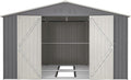 Large Outdoor Storage Shed, Utility Tool Shed Storage House by Hohuqeri