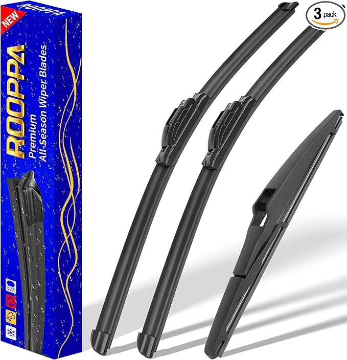 3 wipers Replacement for 2020-2022 2023 Toyota highlander, Windshield Wiper by ROOPPA