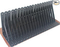 24 Pack L8 x H 6" Black Heavy Duty Shelf Brackets by MHMYDZ