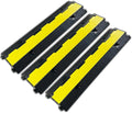 3 Pack Rubber Cable Ramp Hose Cable Protector Ramp 2 Channel 22000Lbs Load by F+COME