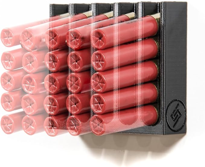 Spartan Mounts Shotgun Shell Storage Solution | Safe Gun Room Display Storage by SpartanMounts