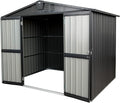 IKERY Galvanized Steel Storage Shed by IKERY
