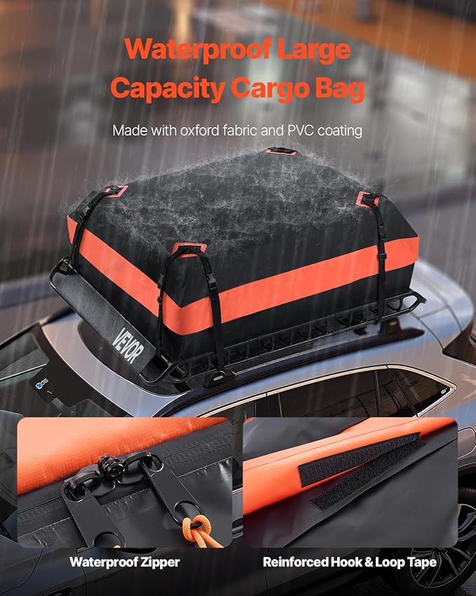 VEVOR Roof Rack Basket, Universal Rooftop Cargo Carrier - Image 5