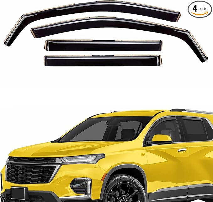 Extra Durable Window Deflectors in-Channel Window Visors Rain Guards Fit by AEROGUYSCustomfitrainguard