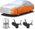 Waterproof Car Cover for Automobiles, All Weather Full Exterior Covers Fit for by Tecoom