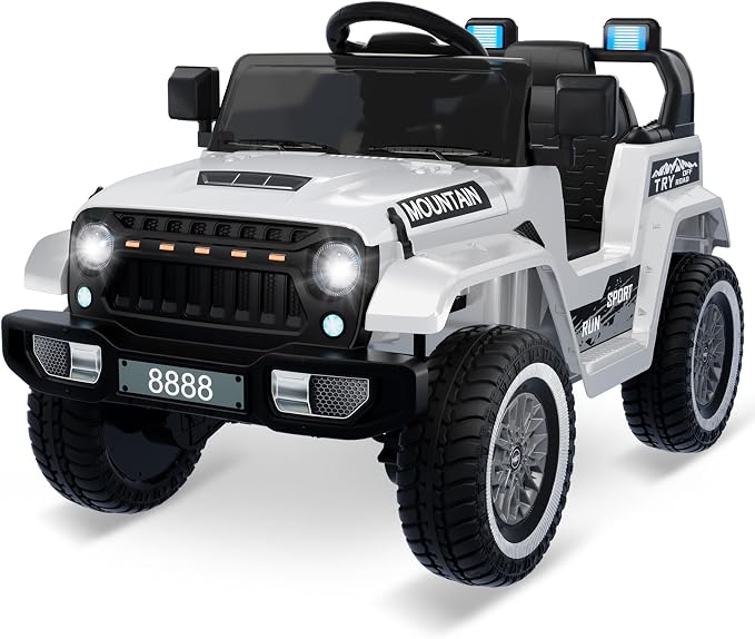 12V Kids Ride on Truck Car, w/Parent Remote Control, Twin 35w Motors, 3 Speeds by Patikuin