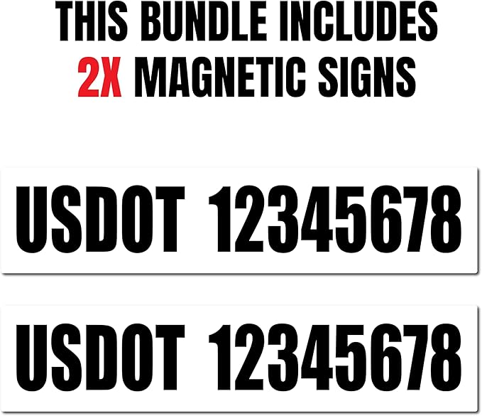 USDOT Number Magnets - Image 3