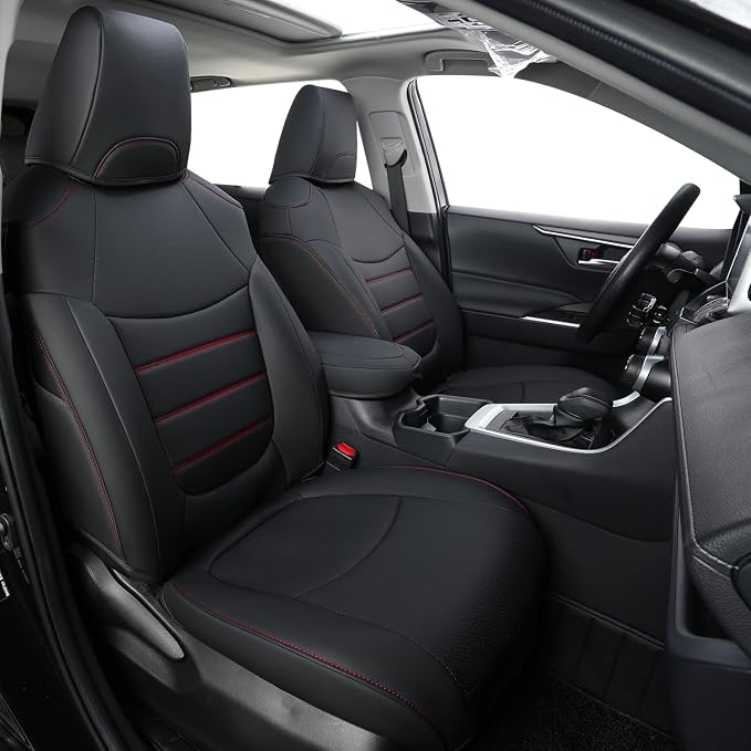 RISINGSTAR Rav4 Hybrid Seat Covers, fit 2019-2025 Toyota Rav4 Hybrid LE by RISINGSTAR