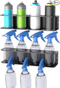 WALMANN Spray Bottle Holder Wall Mount, Metal Spray Can Storage Rack by WALMANN