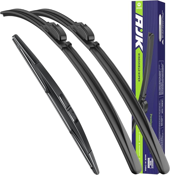 AJK Wiper Blades for INFINITI QX70 2014 2015 2016 2017, 2 Piece All Weather OEM by AJK