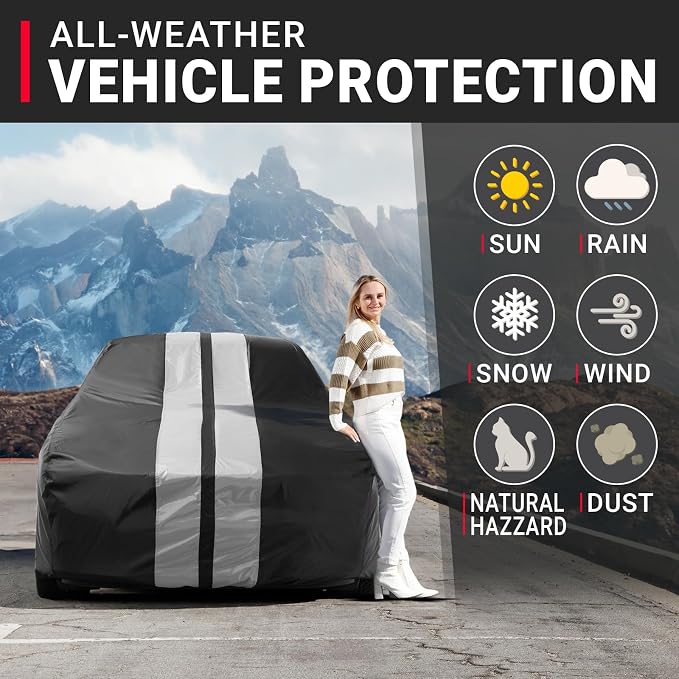 iCarCover Custom Car Cover for Buick Super 4-Door Waterproof All-Weather Rain - Image 2