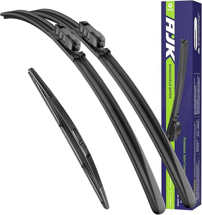 AJK Wiper Blades for Honda CR-V 2023 2024 2025, 2 Piece All Weather OEM Quality by AJK