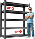 Utility Shelf Organizer – 5 Shelf Heavy Duty Shelving Unit by OLLRRACT