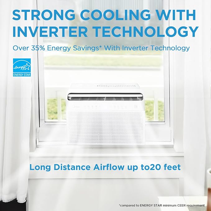 Midea MAW10V1QWT U-Shaped AC Window Air Conditioner - Image 3