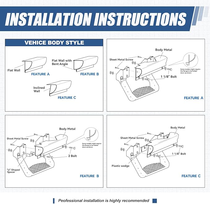 Auto Dynasty 1 Inches Universal Side Step - Image 6