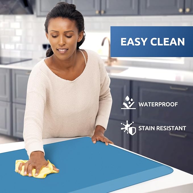 KitchenClouds Kitchen Mat Cushioned Anti Fatigue Rug 24"x70" Waterproof - Image 3