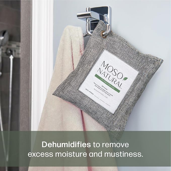 Moso Natural Air Purifying Bag 200g | Premium Bamboo Charcoal Odor Absorber - Image 8