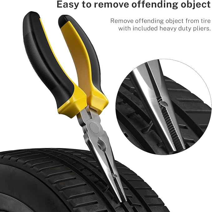 Flat Tire Repair Kit with Plug 68 Pcs - Image 4
