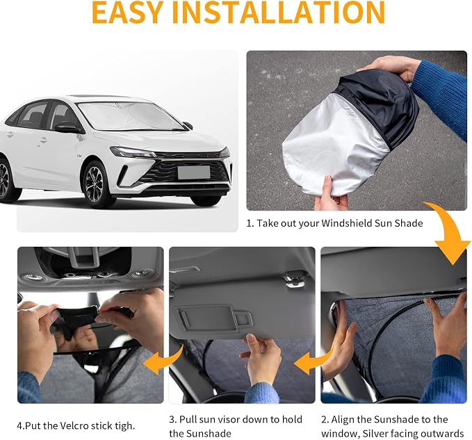 for 2025 E350 Windshield Sun Shade SunShades - Image 6
