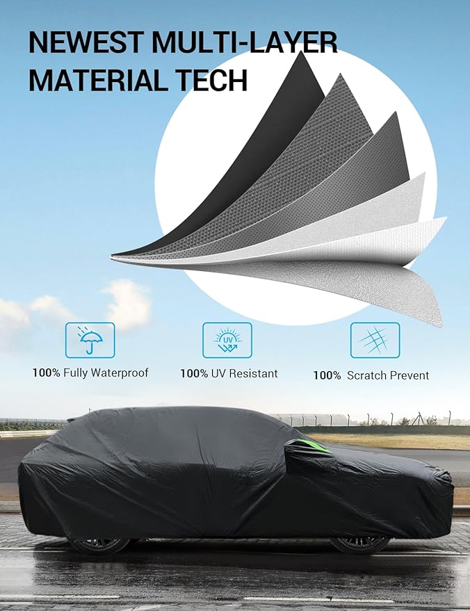 Proadsy 2025 Upgrade SUV Car Cover Compatible - Image 4