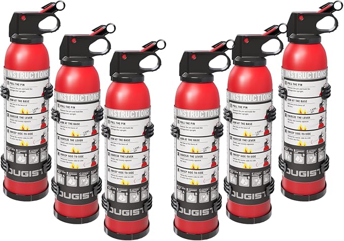 Dry Stop Fire Extinguisher for Home & Vehicle - 600g Dry Chemical Powder Fire by Ougist