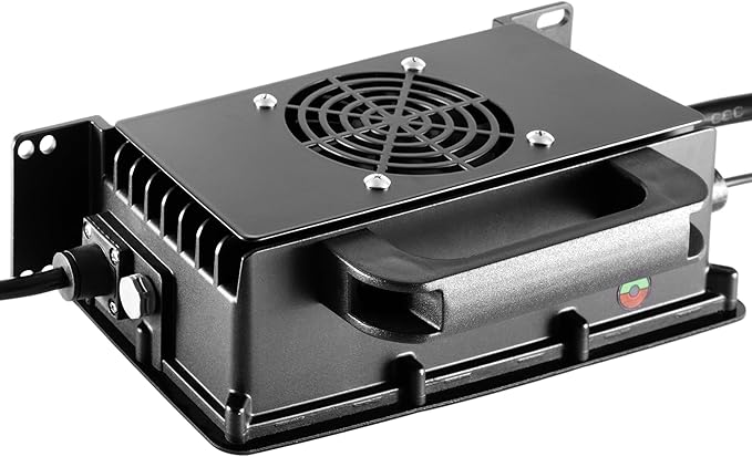 1400W Lead Acid Battery Charger 48 Volt 15 AMP 3-Pin Round Plug Club Car DS and - Image 3
