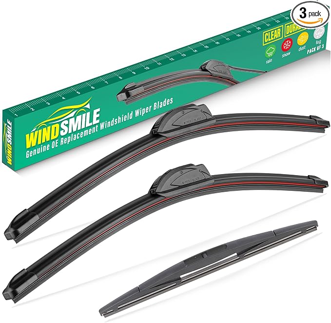 28" 12" 12" Windshield Wiper Blades Replacement by WINDSMILE