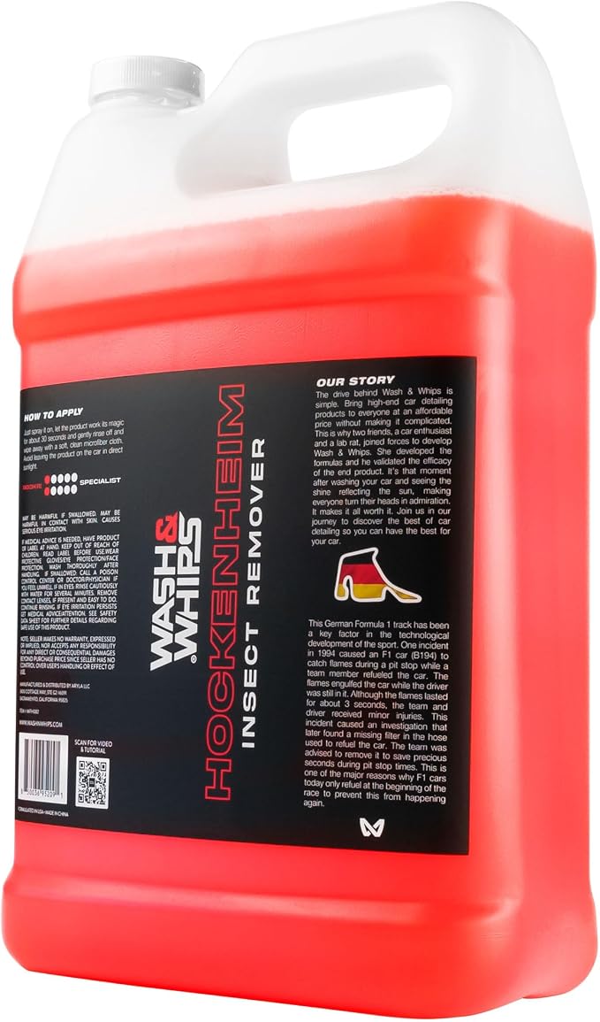 WASH&WHIPS Hockenheim Bug & Insect Remover by WASHWHIPS