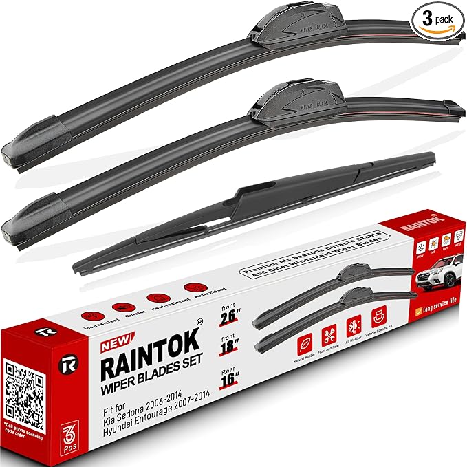 Windshield Wiper Blades Replacement by RAINTOK