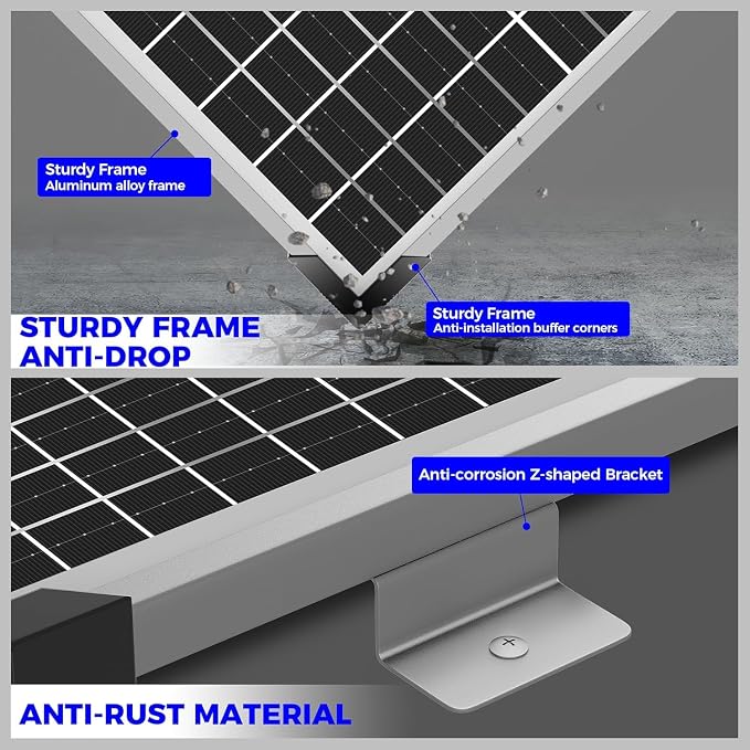 Solar Panel Kit 50W 12V with MPPT Controller, Solar Battery Trickle Charger - Image 7