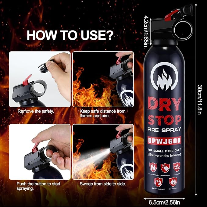 3Pack Dry Stop Fire Extinguisher - Image 2