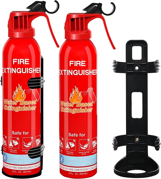 Fire Extinguisher for Home, Portable A, K Class Fire Extinguishers by Leyanny