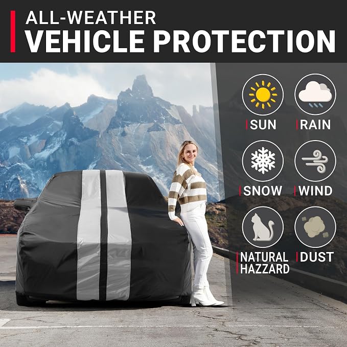 iCarCover Custom Car Cover for Buick Century Wagon Waterproof All-Weather Rain - Image 2