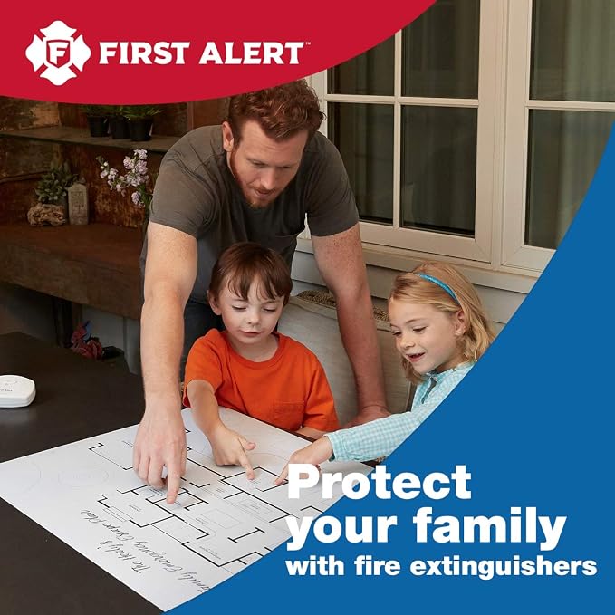 First Alert PRO10 Rechargeable Commercial Fire Extinguisher, UL rated 4-A:60-B:C - Image 2
