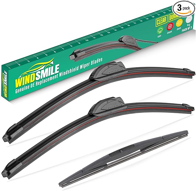 26" 17" 14" Windshield Wiper Blades Replacement by WINDSMILE