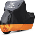 Motorcycle Cover, All-Season Waterproof Outdoor Sun Protection Fit up to 104 by Tokept