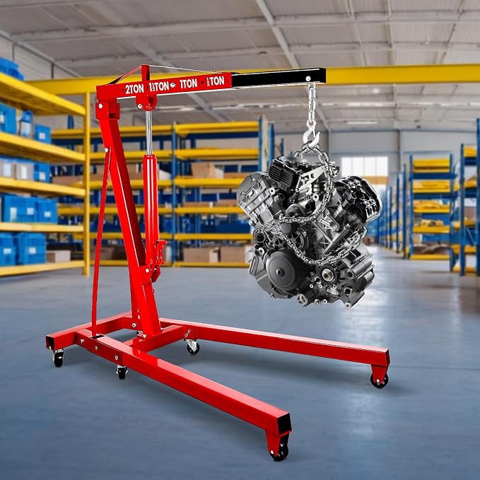 5500 Lbs Folding Cherry Picker Engine Hoist, 2.5 Ton Engine Crane - Image 8